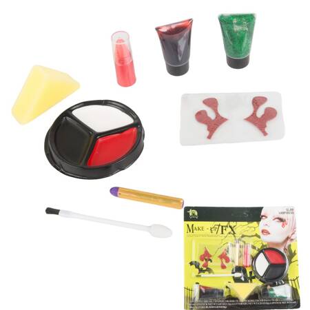 Vampire dracula face makeup kit for halloween makeup with blood