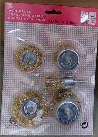 WIRE BRUSHES FOR DRILL 5 PCS (60)