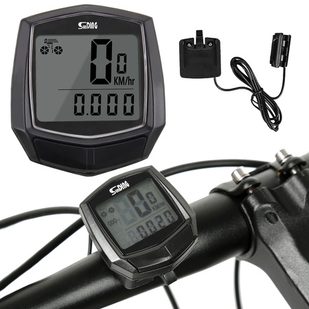 Waterproof bicycle speedometer with lcd