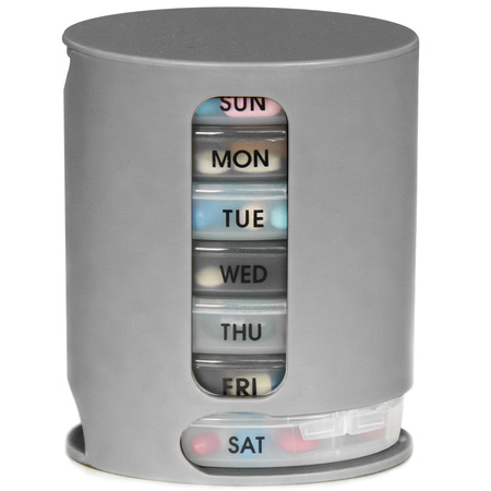 Weekly medicine container organiser