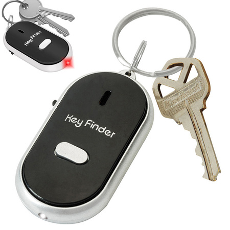 Whistle key fob with led light up key finder