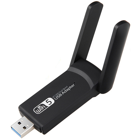 Wi-fi network adapter usb 3.0 1300mbps dual