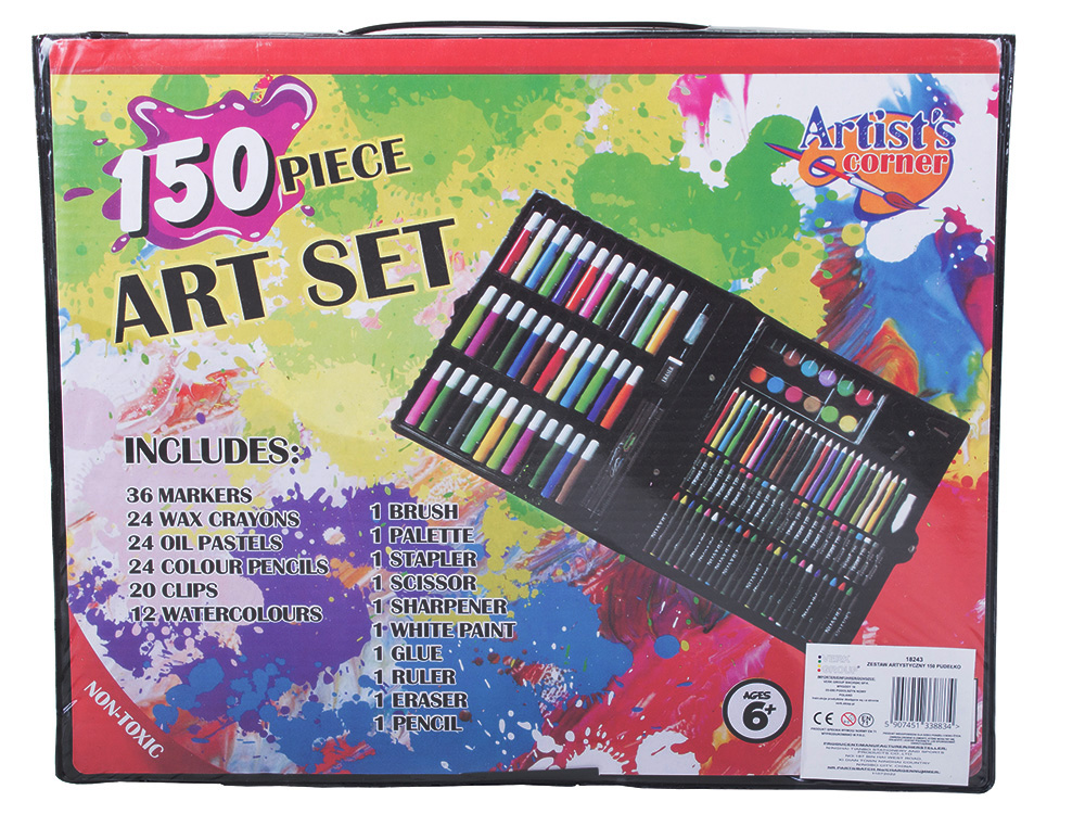 150 piece art set kids art