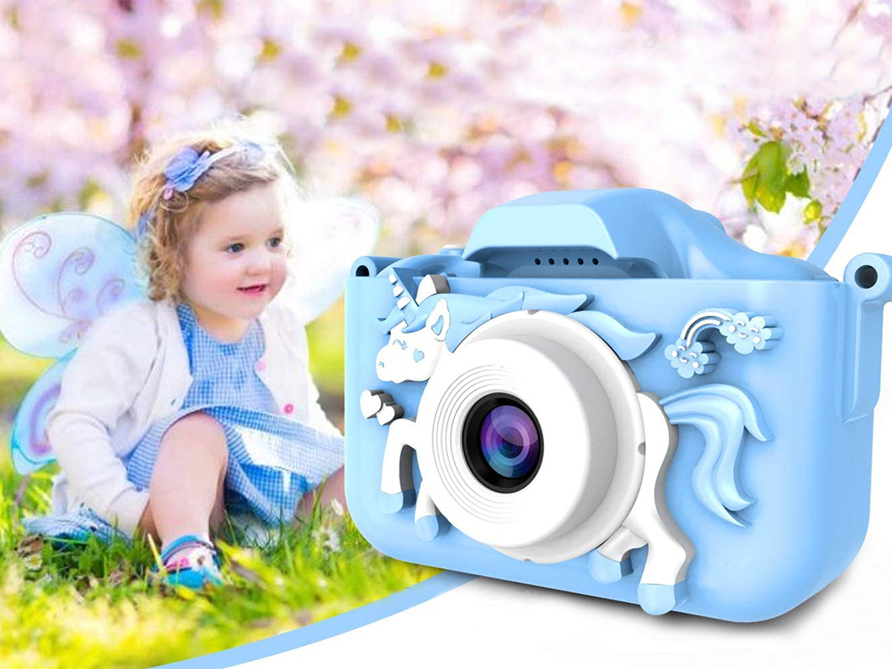 Camera camera for children unicorn Blue | CATEGORIES \ For children \ Toys  | internetowa-hurtownia.pl