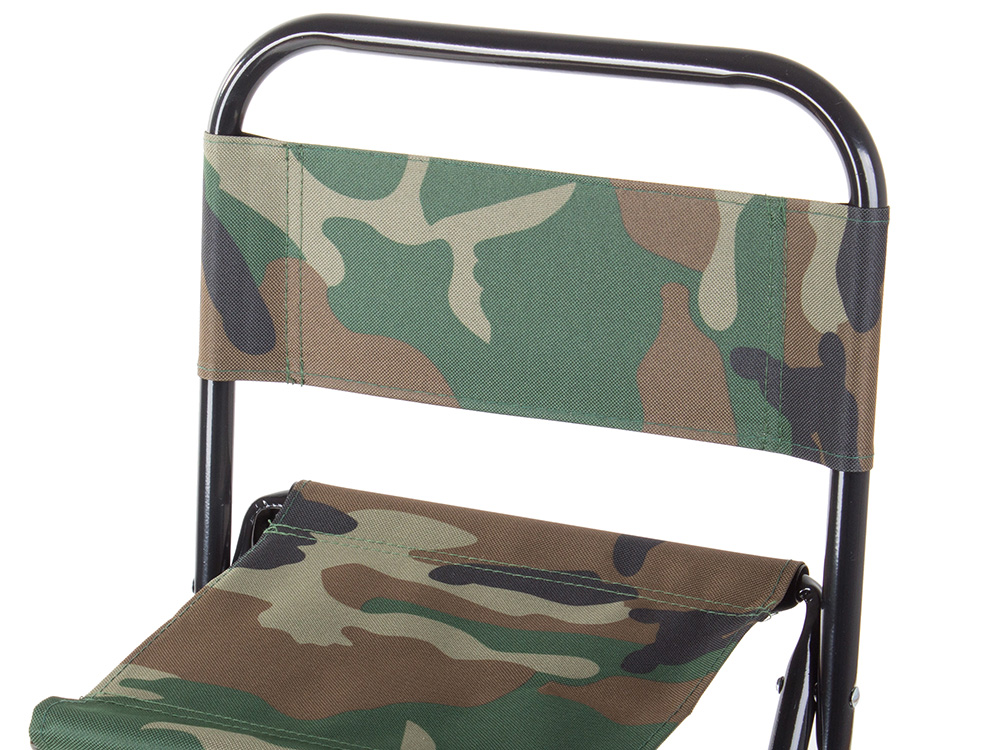 Fishing Chair Camouflage Backrest Fishing Stool Portable Folding Chair  Outdoor