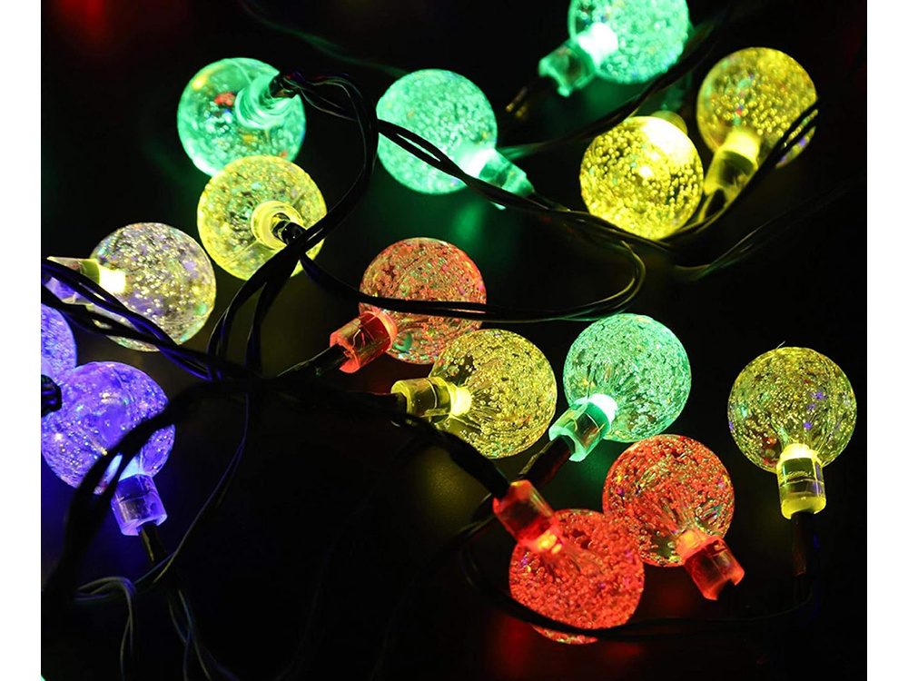 Garden garland lights 40 led solar multicolour CATEGORIES