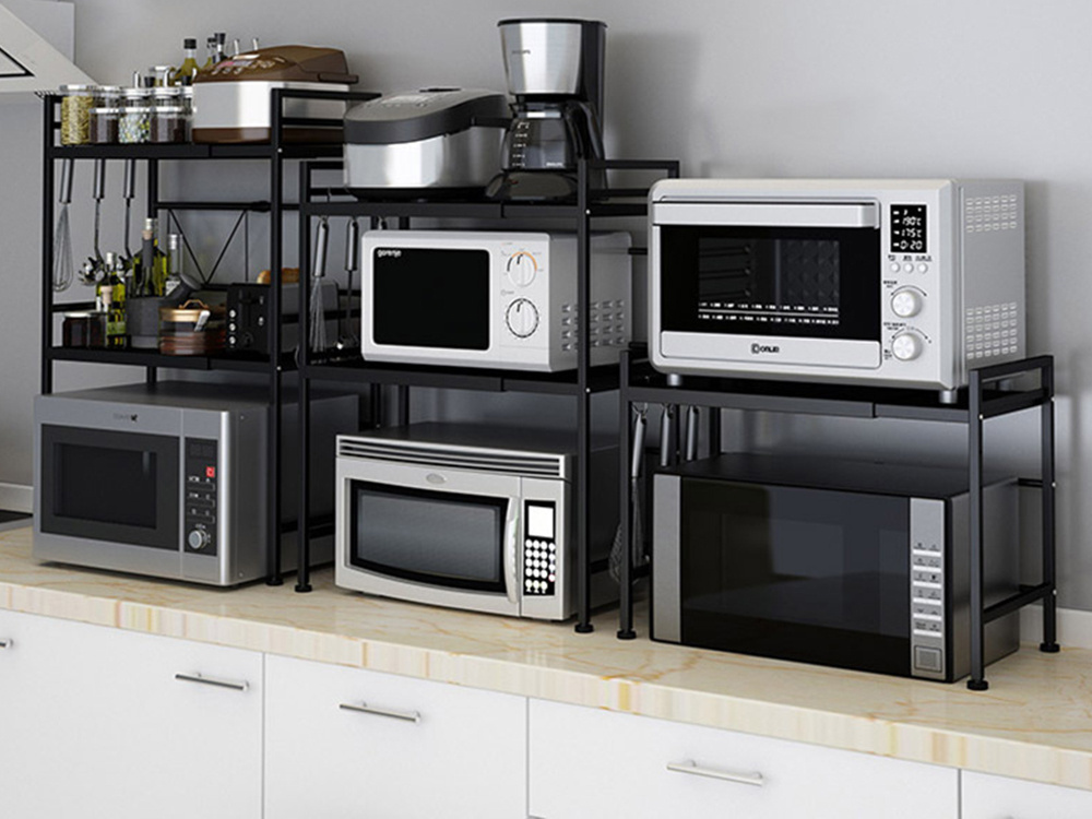 Microwave oven rack adjustable kitchen shelf CATEGORIES \ Kitchen