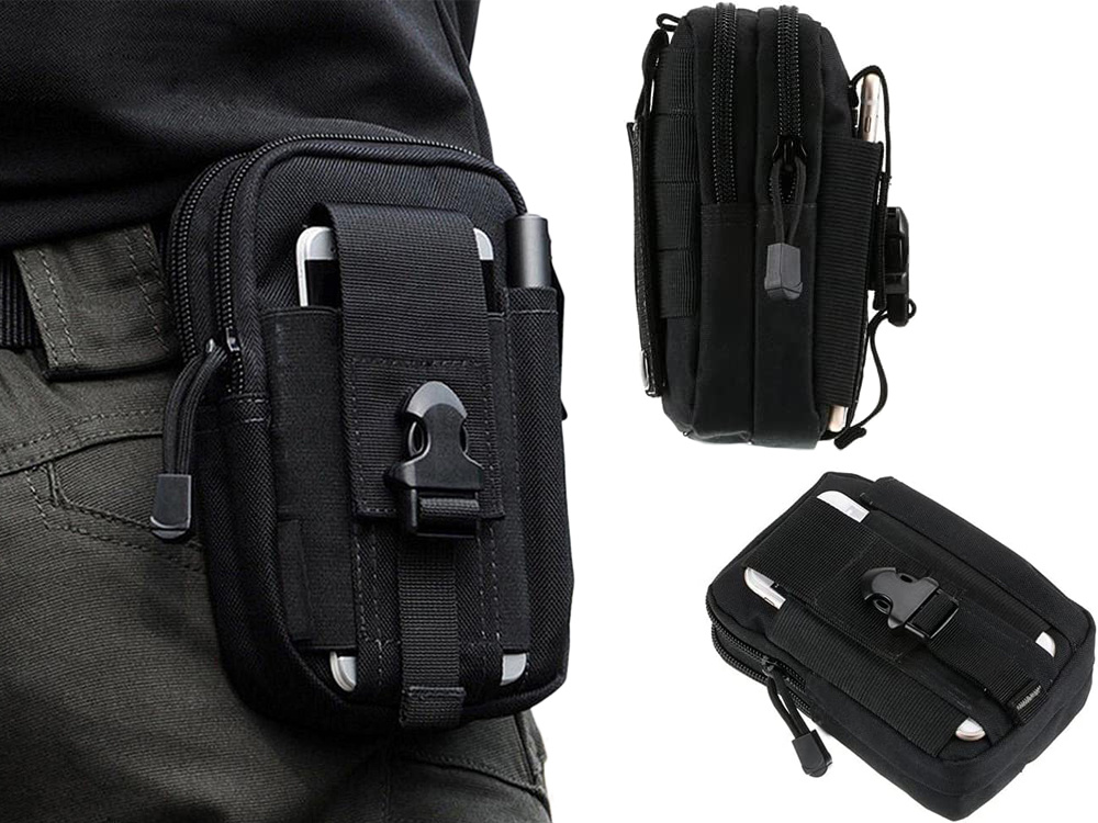 Tactical clearance belt pouch