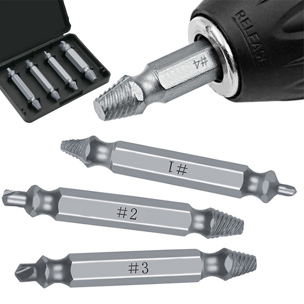 Damaged Screw Extractor for Broken Bolt Extractor Screw Remover Sets Hand  Tool - China Screwdriver, Screwdriver Bit