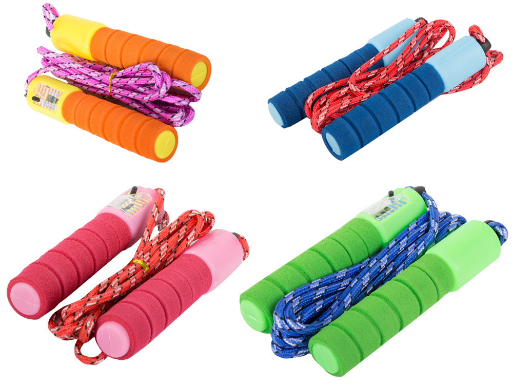 Childrens Kids Skipping Rope With Counter Jump Fitness Exercise Soft H –  [C3] Manchester Wholesale