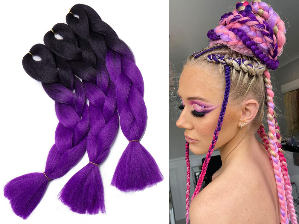 Synthetic hair for colour ombre braids, CATEGORIES \ For children \ Others