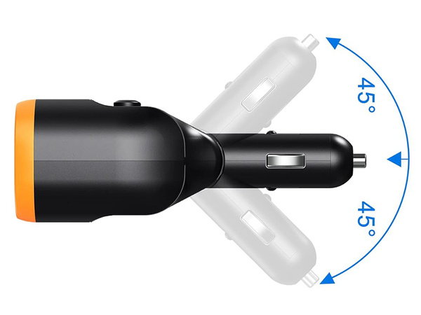 12-24v socket splitter 2xusb-a 1xusb-c qc 3.0 80w charger