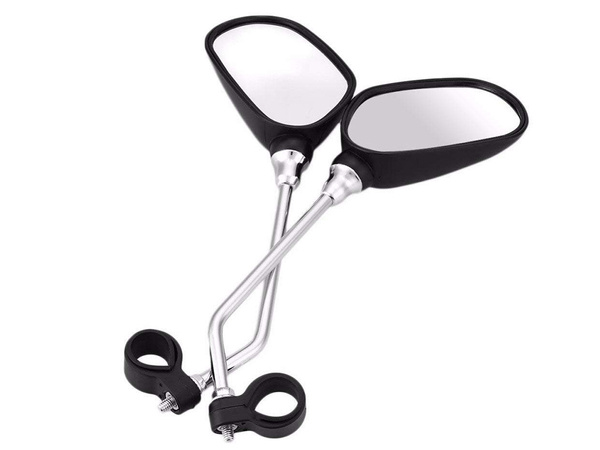 2 x reflector bike mirrors 20-25mm