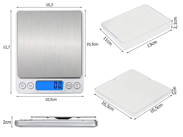 2kg lcd digital 0.1g precision grammer weights