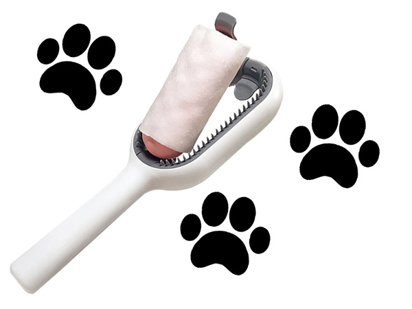 3-in-1 silicone dog hair brushing brush for cats washing hair collection