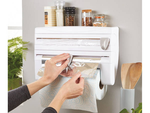 4in1 kitchen organizer for foil and paper