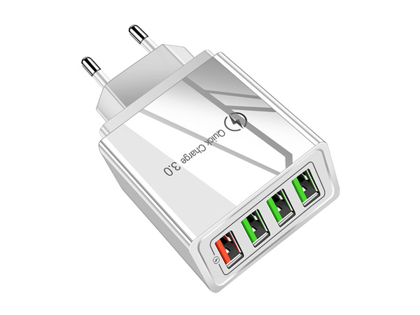 4xusb quick charge 3.0 mains wall charger