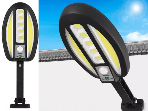 95 led solar lamp with dusk-to-dawn sensor