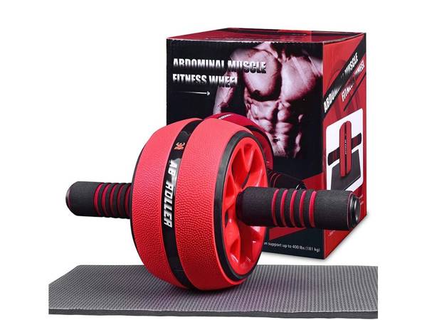 Abdominal exercise roller wheel + mat