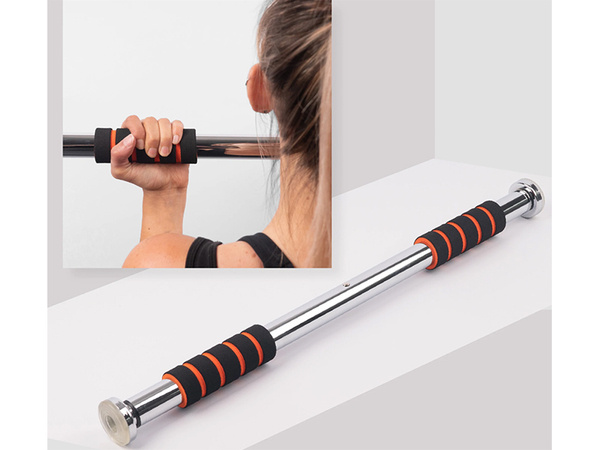 Adjustable steel pull-up bar