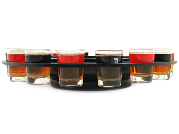 Alcohol rulet game + 16pcs glasses