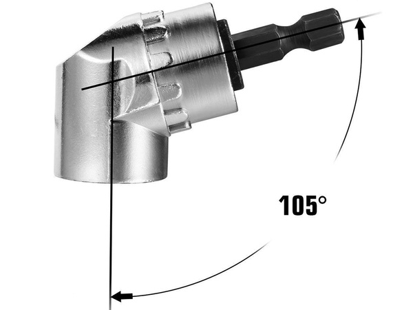 Angle adapter screwdriver socket hex holder