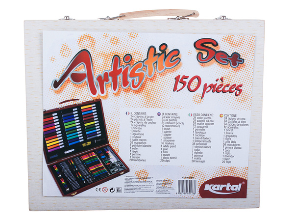 Artist's set for painting in case 150 pcs