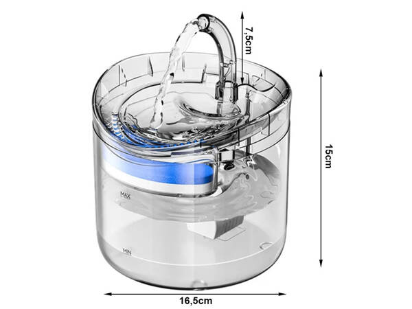 Automatic drinker for cat dog fountain quiet bowl drinker