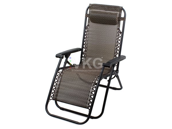 BEACH / GARDEN CHAIR SUNBED STRENGTHENED FOLDING GRAVITY