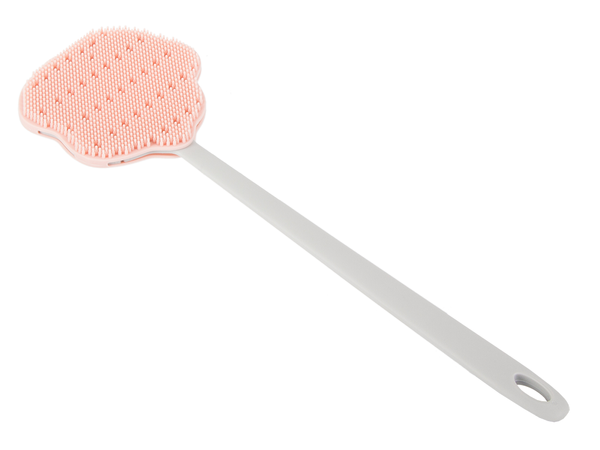 Back body brush with handle silicone washer sponge