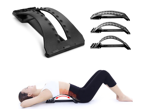 Back massage stretching device