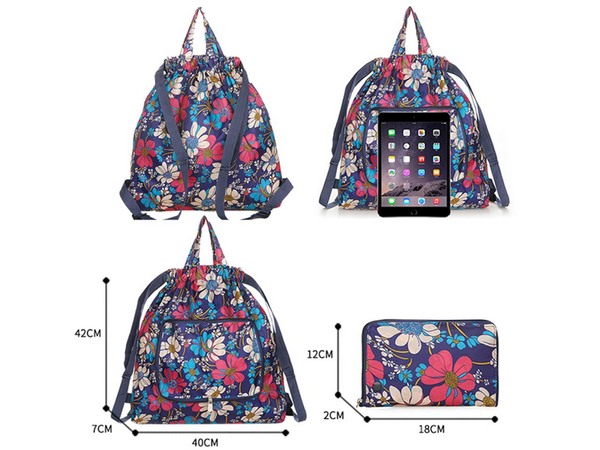 Backpack bag foldable bag youth case