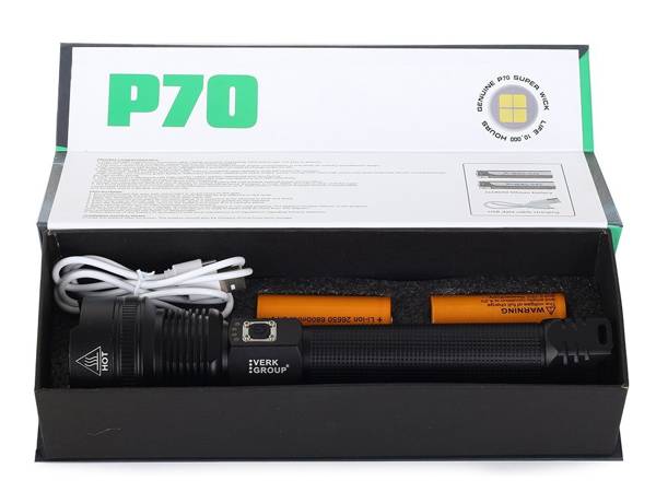 Bailong military police torch cree xhp70 power