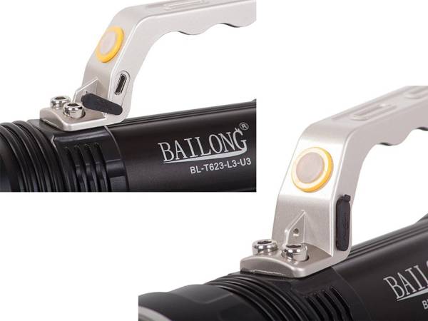 Bailong police searchlight cree xm-l t6