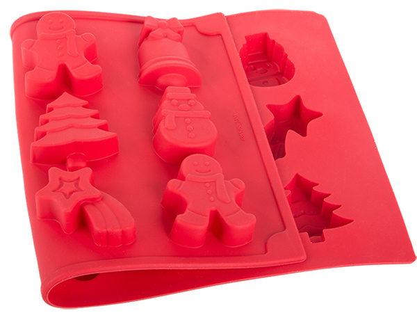 Baking tray 6 pieces festive gingerbread men set