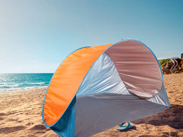 Beach tent self folding uv screen large for the beach pop-up cover