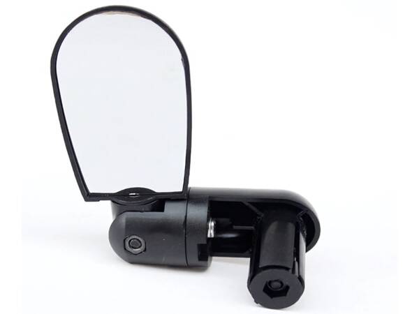 Bicycle mirror 360 degree adjustment screwed to handlebars