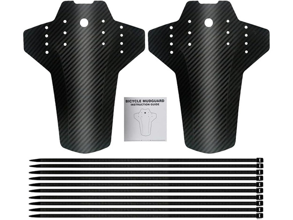 Bicycle mudguards front rear set mtb 2 pcs universal 24 26 28 inches