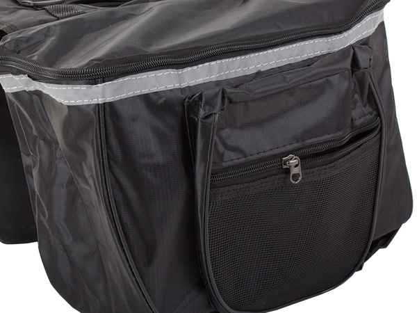 Bicycle pannier carrier large trunk