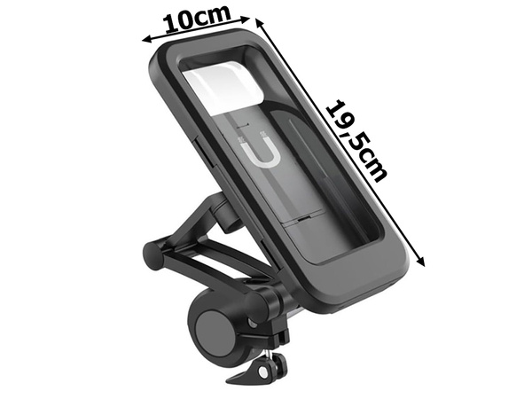 Bicycle phone holder waterproof lockable rotatable 360