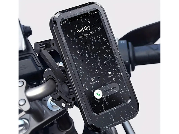 Bicycle phone holder waterproof lockable rotatable 360