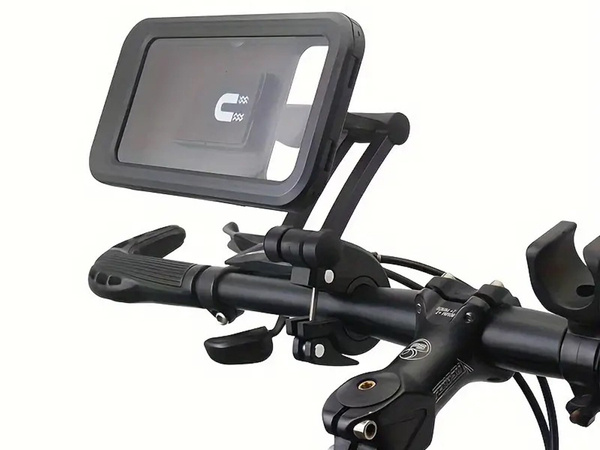 Bicycle phone holder waterproof lockable rotatable 360