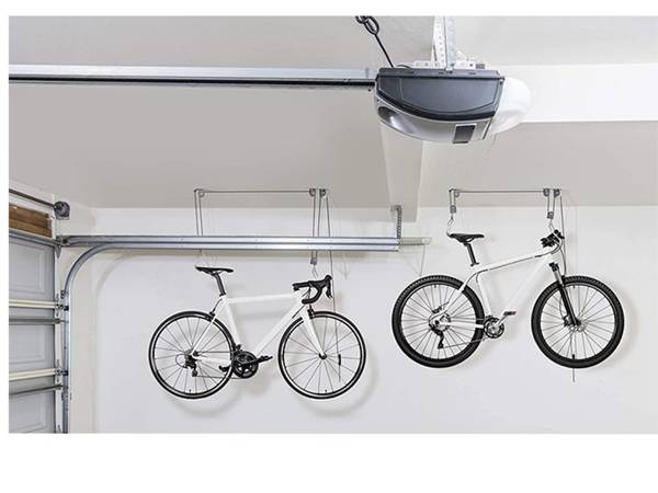 Bicycle rack bicycle holder ceiling lift