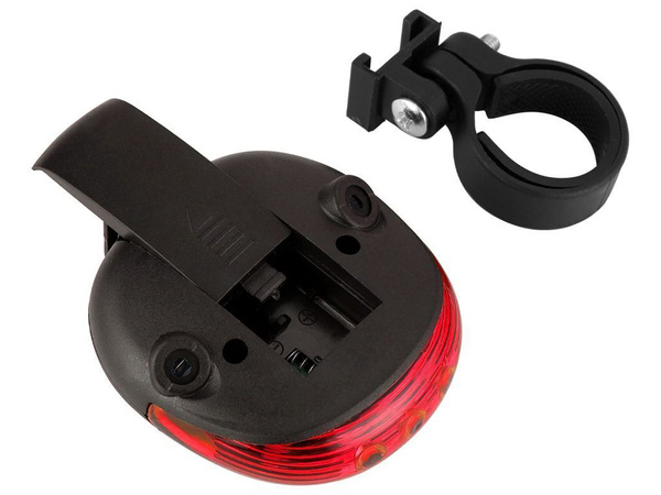 Bike rear light 5 led laser line rear road light