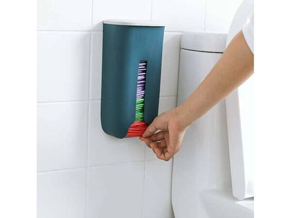 Bin for carrier bags kitchen bag organiser for the wall