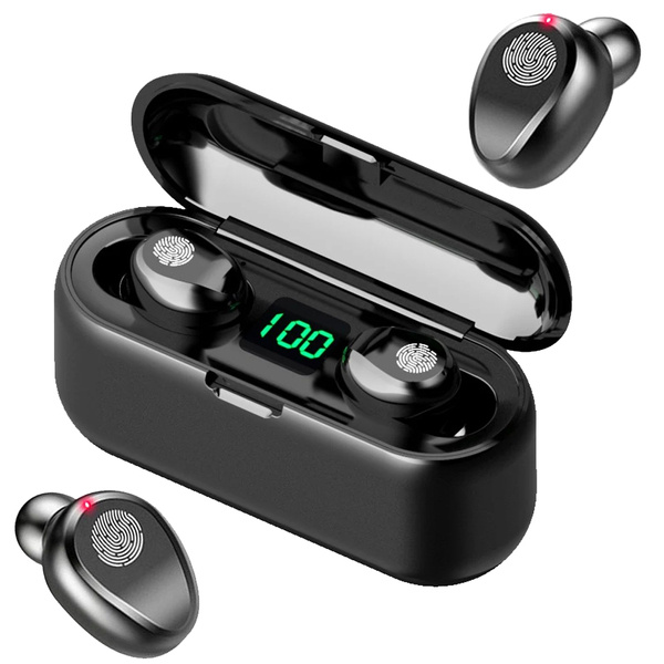 Bluetooth wireless headphones f9 powerbank