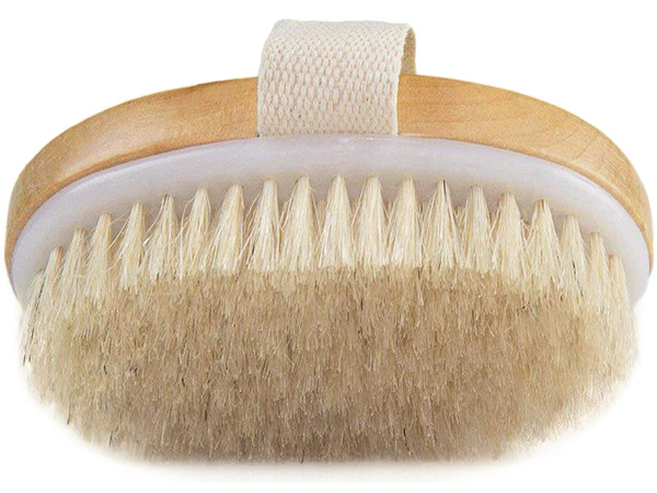 Body massage brush dry wet natural