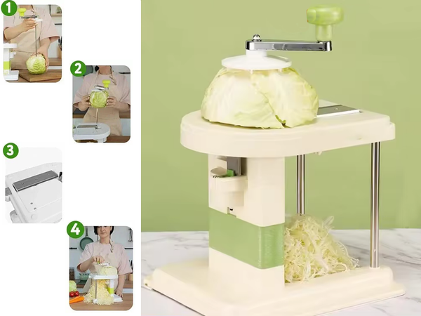 Cabbage slicer hand spiral knife chopper sharp grater