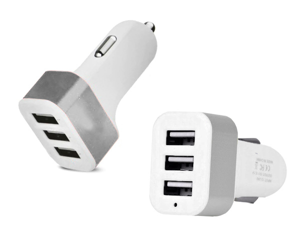 Car car charger for cigarette lighter sockets 3xusb