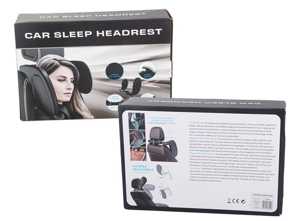 Car headrest head rest for car soft travel cushion